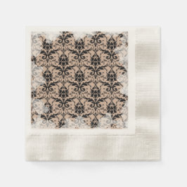 Vervuilde Ecru Zachte Grunge Thee Feest Servetten