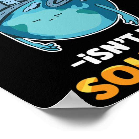 Vervuiling is niet de oplossing Vervuiling ons oor Poster (Hoek)