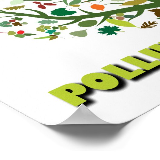 Vervuiling is nooit een oplossing poster (Hoek)