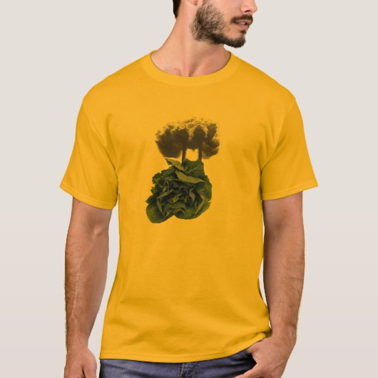 Vervuiling is Spinazie (lichte kleuren) T-shirt (Voorkant)