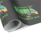 Vervuilingsdag Kinder vuilnis vuilnis afval recycl Cadeaupapier (Rol Hoek)