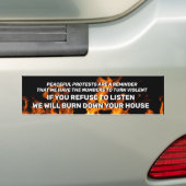 Vervul het naar beneden Bumpersticker (Op auto)