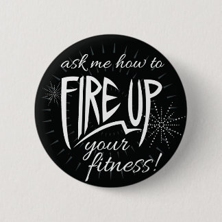Vervul je fitness ronde button 5,7 cm