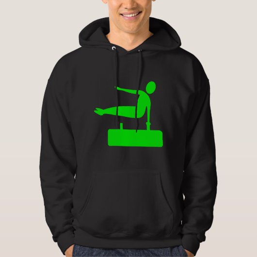 Vervulafbeelding - Groen Hoodie (Voorkant)