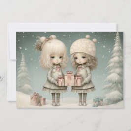 Vervuld met Liefde en Lach: Een Feestelijke Feestdagenkaart