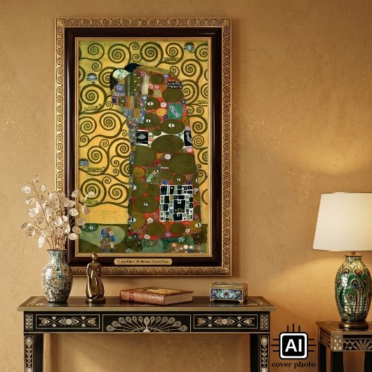 Vervulling aka De Omhelzing door Gustav Klimt Poster