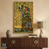 Vervulling aka De Omhelzing door Gustav Klimt Poster