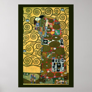 Vervulling aka De Omhelzing door Gustav Klimt Poster