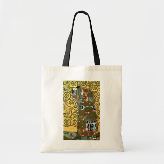 Vervulling aka De Omhelzing door Gustav Klimt Tote Bag (Voorkant)