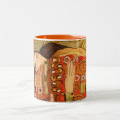 Vervulling aka De omhelzing / Valentijnsdag Tweekleurige Koffiemok (Center)