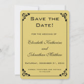 Vervulling (De omhelzing) door Gustav Klimt Huweli Save The Date (Achterkant)