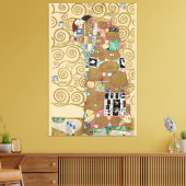 Vervulling, Gustav Klimt Canvas Afdruk (Insitu (Woonkamer))