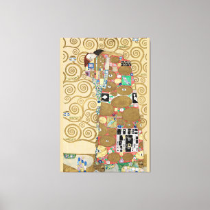 Vervulling, Gustav Klimt Canvas Afdruk