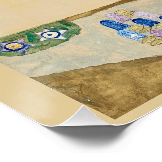 Vervulling, Gustav Klimt Perfect Poster (Hoek)