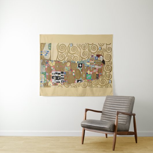 Vervulling, Gustav Klimt Wandkleed (In Situ (horizontaal))