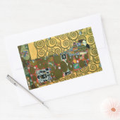 Vervulling ook wel De Omarming door Gustav Klimt Rechthoekige Sticker (Envelop)