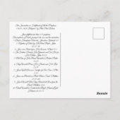 Vervulling van de Profetieën Briefkaart (Achterkant)