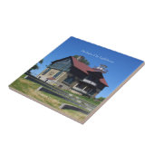 Vervuurtoren van Michigan City Tegeltje (Zijkant)