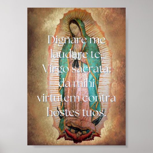 Verwaardig mij te Drukken Poster (Voorkant)