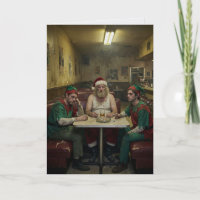 Verwaarloosde Kerstman Diner Donkere Humor