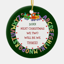 Verwacht 1e Baby Kerstcadeaus Ornamenten