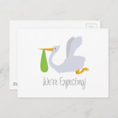 Verwacht Aankondigingskaart (Voorkant / Achterkant)