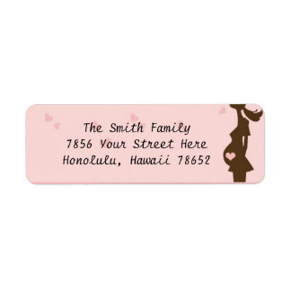 Verwacht adreslabel etiket