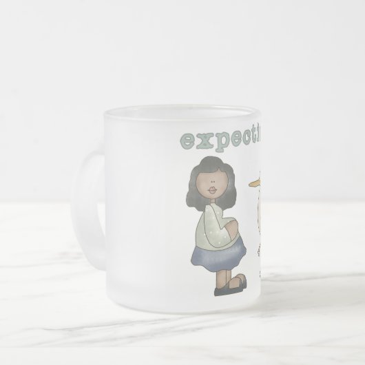 Verwacht - Afrikaanse Amerikaanse mam is en is in  Matglas Koffiemok (Voorkant links)