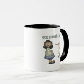 Verwacht - Afrikaanse Amerikaanse mam is en is in Mok (Voorkant rechts)