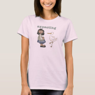 Verwacht - Afrikaanse Amerikaanse mam is en is in  T-shirt