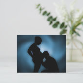 verwacht baby briefkaart (Staand voorkant)