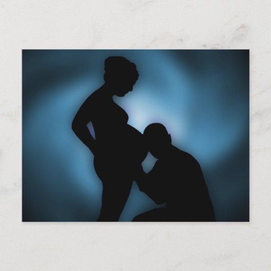 verwacht baby briefkaart (Voorkant)