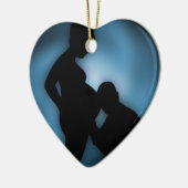 verwacht baby keramisch ornament (Links)
