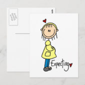 Verwacht Baby-overhemden en cadeautjes Briefkaart (Voorkant / Achterkant)