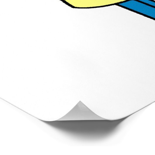 Verwacht Baby T-shirts en cadeautjes Poster (Hoek)