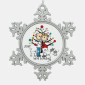 Verwacht coupon 2 katten Ornament (Voorkant)