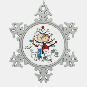 Verwacht coupon 2 katten Ornament