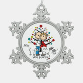 Verwacht coupon 2 katten Ornament (Voorkant)