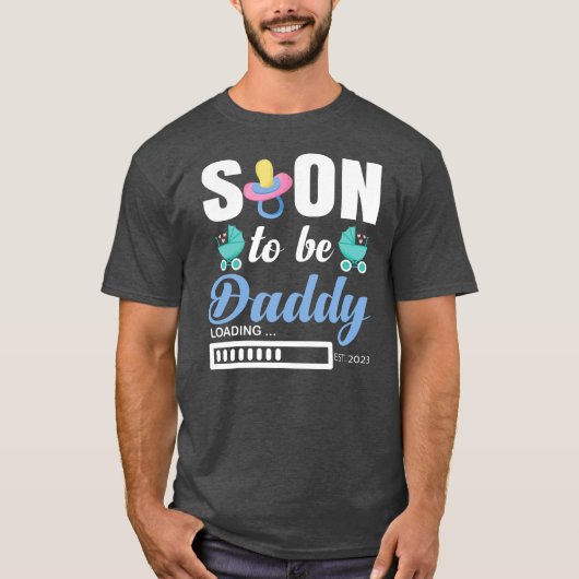 Verwacht dads 2023 verwachte vaders 2023 t-shirt (Voorkant)