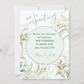 Verwacht dat er een groene en gouden olievlek zou  aankondiging (Voorkant)