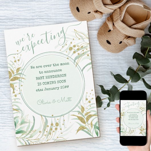 Verwacht dat er een groene en gouden olievlek zou  aankondiging