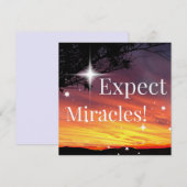 Verwacht de Zonnevaste Inspirerend Citaat van Mira (Voorkant / Achterkant)