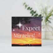 Verwacht de Zonnevaste Inspirerend Citaat van Mira (Staand voorkant)