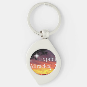 Verwacht de Zonnevaste Inspirerend Citaat van Mira Sleutelhanger