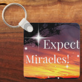 Verwacht de Zonnevaste Inspirerend Citaat van Mira Sleutelhanger (Voorkant)