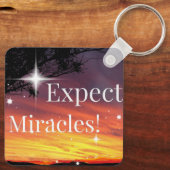 Verwacht de Zonnevaste Inspirerend Citaat van Mira Sleutelhanger (Achterkant)