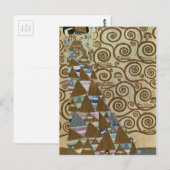 Verwacht door Gustav Klimt Briefkaart (Voorkant / Achterkant)