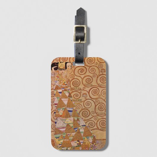 Verwacht door Klimt  Victoriaans Art Nouveau Bagagelabel (Voorkant (verticaal))