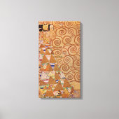 Verwacht door Klimt  Victoriaans Art Nouveau Canvas Afdruk (Voorkant)