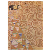 Verwacht door Klimt  Victoriaans Art Nouveau Klembord (Achterkant)